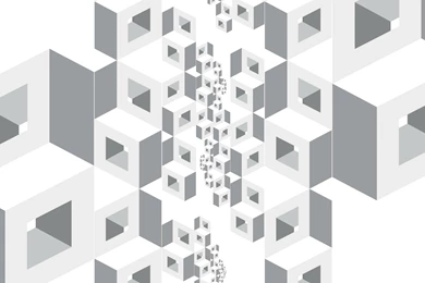 White Vector Boxes Wallpapers