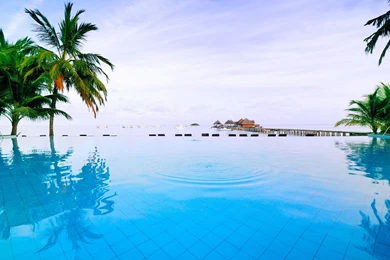 Blue Pool Wallpaper, HD Pool, HD Widescreen Wallpapers, 2560X1440 ...