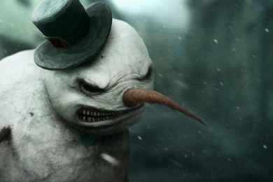 Horror Digital Art Artwork Snowman Evil Wallpapers