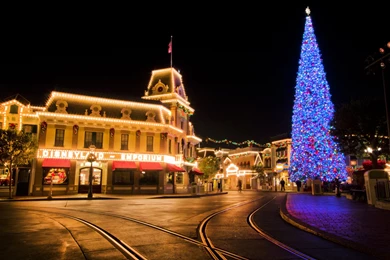 Disneyland Christmas   Wallpaper.