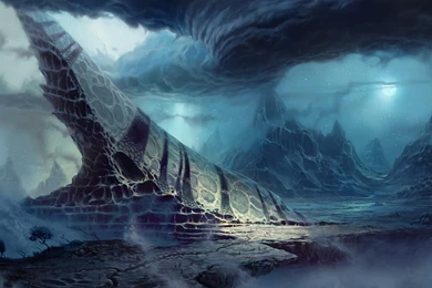 Beach Tornado Fantasy Wallpapers