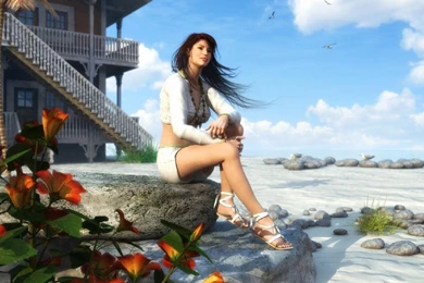 Beach Fantasy Girl   (