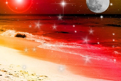 Fantasy Beach Backgrounds Red Orange 1800x1600 Backgrounds Image ...