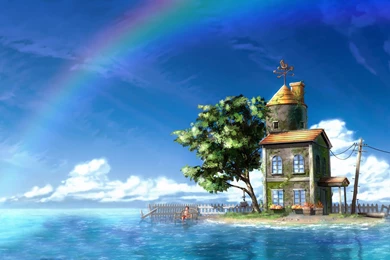 Small Blue Island Wallpapers