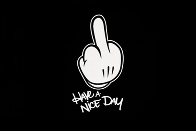 Funny Middle Finger Black Backgrounds Wallpapers HD / Desktop And ...