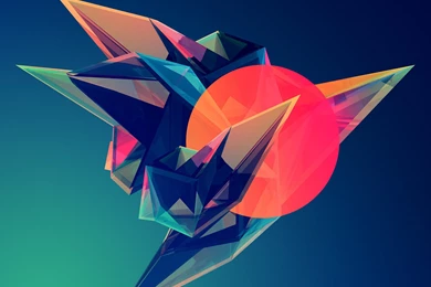 Hipster Triangle Post Modern Abstract Minimalist Art iPad 1 & 2 ...