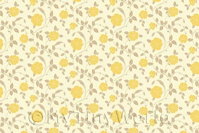 Dolls House Miniature Wallpapers   Dolls House Miniature Yellow ...