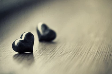 Hearts Nice Black And White Hd Wallpapers