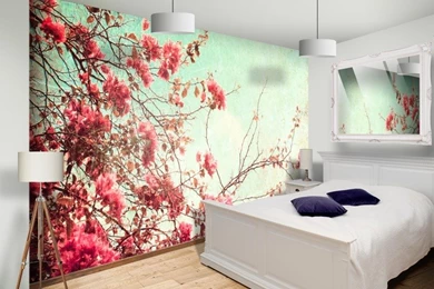 Spring Flowers Custom Wallpapers Mural Print By Jw & Shutterstock