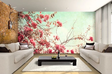 Spring Flowers Custom Wallpapers Mural Print By Jw & Shutterstock