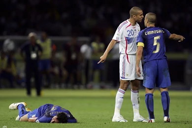 Trezeguet Braid Solution – Zidane And Materazzi Pictures, Football ...