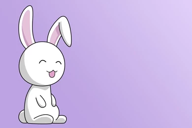 HAPPY EASTER BUNNY WALLPAPER   (