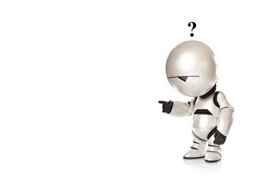 Funny White Robot Wallpapers 3D