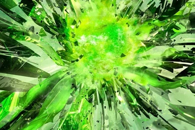 Download Wallpapers 3840x1200 Flight, Debris, Light, Luminous Dual ...