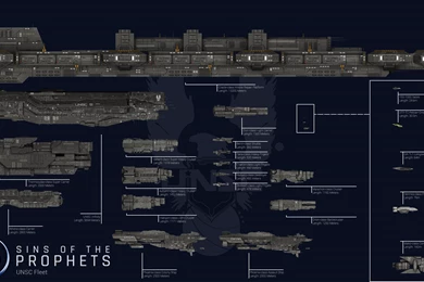 UNSC Ship Scale Chart For Sins Of The Prophets (4K Resolution ...