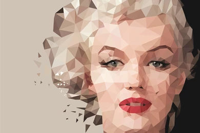 Fan Art: Marilyn Monroe In Black And Grey Backgrounds Paper Print ...
