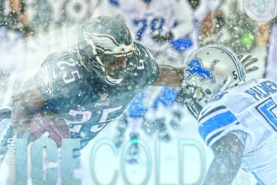 LeSean McCoy Snow