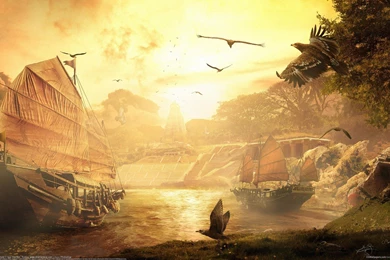 Cg Wallpapers Igor Staritsin Ancient Temple Fantasy Ancient Temple ...