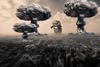 Monster In City Nuked : Desktop And Mobile Wallpapers : Wallippo