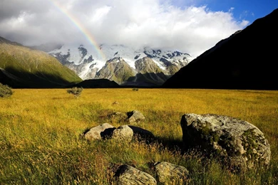 New Zealand Sefton Peak Wallpapers   1920x1080 Wallpapers Download ...