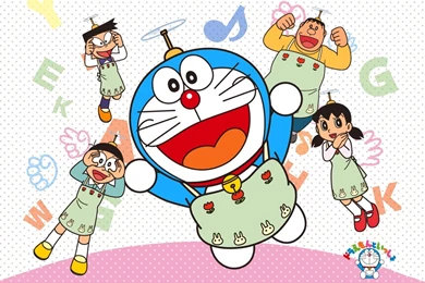Wallpapers Doaremon Cartoon Happyness Doraemon Hd Quality 1366x768 ...