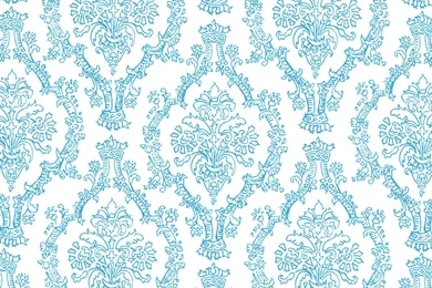 Blue And White Damask Wallpapers   Wallpapers HD Fine