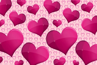 Purple Hearts Desktop Wallpaper, HD Desktop Wallpapers