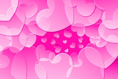 Pink Heart Desktop Wallpapers