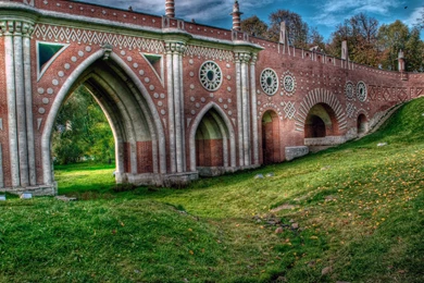 Moscow Park Bridge Wallpapers