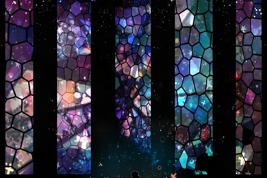 Pretty Original Anime Girl With Stained Glass Window Original ...