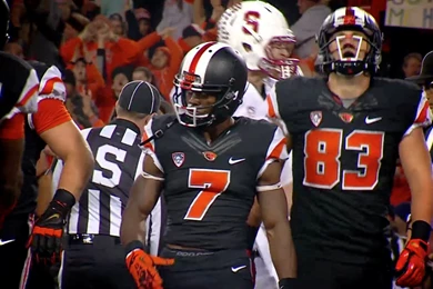 Visualizing Game Day: Oregon State's Brandin Cooks