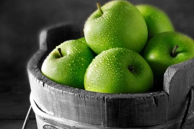 Desktop Hd Green Apple Fruit Image