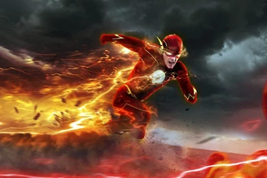 Barry Allen In The Flash TV Poster Wallpapers Free Desktop ...