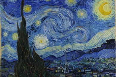 The Starry Night By Vincent Van Gogh Wallpapers
