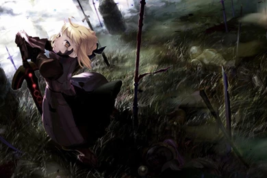 Fate Stay Night Widescreen Artwork Hd Wallpapers   (