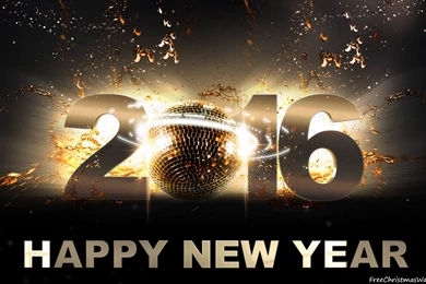 High Resolution Happy New Year 2016 Computer Backgrounds Full Size ...