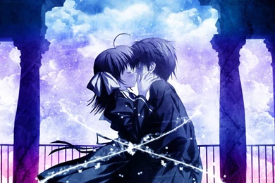 Anime Kissing Romance