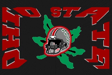OHIO STATE HELMET ON A BUCKEYE LEAF   Ohio State Football ...