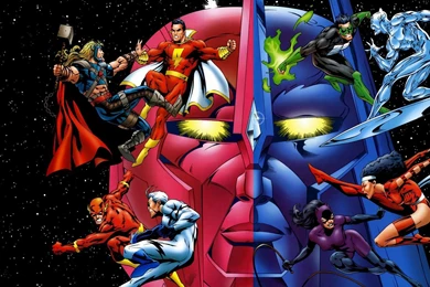 Wallpapers Superheroes Marvel X Dc Comics Vs 1920x1080