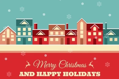 Christmas Village Vectors, Photos And PSD Files