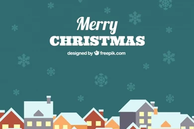 Christmas Village Vectors, Photos And PSD Files