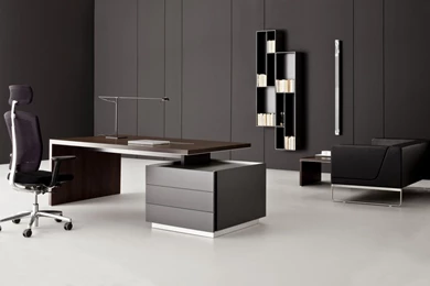 Download Modern Executive Office Desk Wallpapers For Iphone