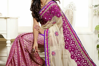 Wallpapers Saree Wedding Rich Lovely Personality Designer ...