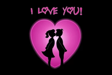 Scenery Wallpaper: Wallpapers Love Kiss