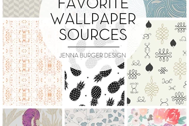In Trend Wallpapers Inspiration + Sources   Jenna Burger