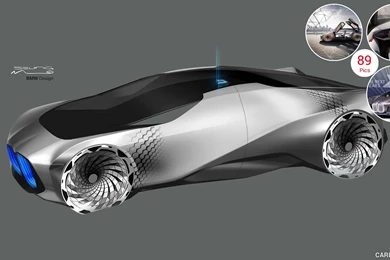 BMW Vision Next 100 Concept   Design Sketch