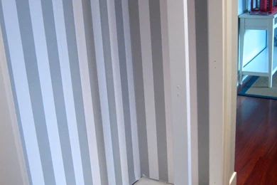 Fitting Our Closets: Wallpapering And Painting