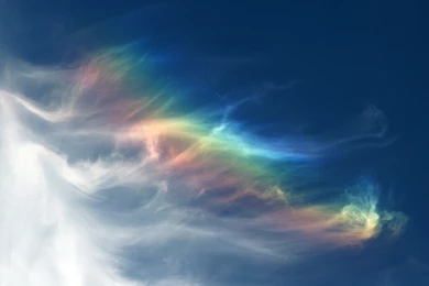 Sky Clouds Rainbow Spectrum Color Wallpapers