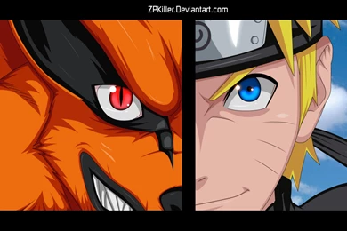 Kurama And Naruto Wallpapper By ZPKiller On DeviantArt