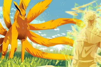 Naruto Uzumaki Ninetail Desktop Backgrounds HD 1920x1080